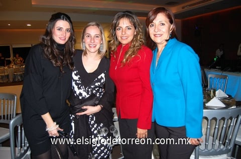 18122009 Mónica Siller, Bárbara Berlanga, Rosa Elena y Eugenia Gordillo.