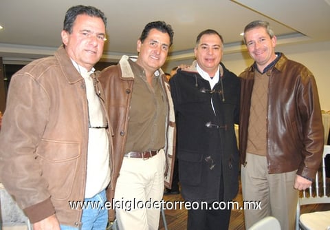 26122009 Jorge Bracho, Antonio Gutiérrez, Saúl Nahle y Marcelo Torres.