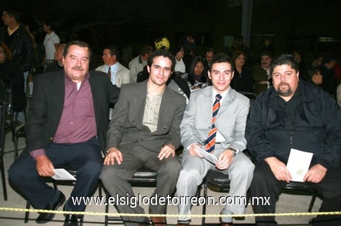 27122009 Donaldo Ramos, Óscar Gómez de la Fuente, Carlos Gómez Alvarado y Jesús Gómez Flores.
