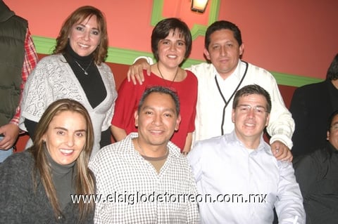 28122009 Mónica Diez, Juan Carlos Flores, Fernando Marroquín, Any Escalera, Linda Trasfí y Eduardo Elizalde.
