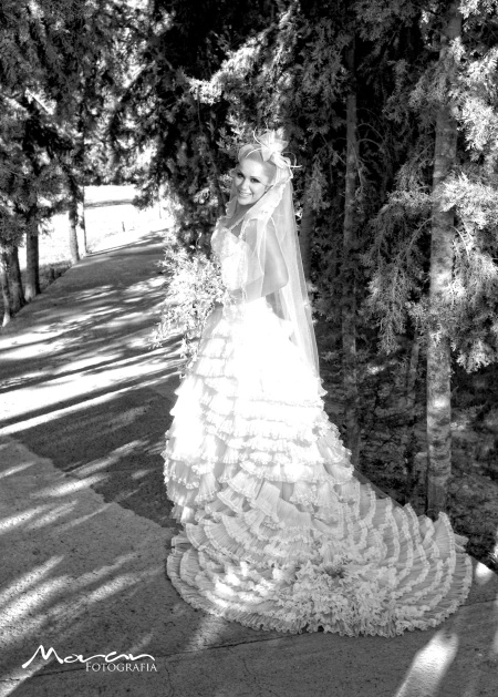 Srita. Janeth Ayala Carreón el día de su enlace nupcial con el Sr. Juan Diego Ramos Cuéllar.

Estudio Morán