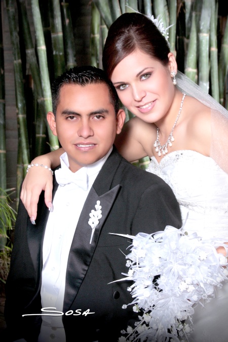 Contrajeron sagrado matrimonio en la iglesia del Espíritu Santo, Srita. Rebeca Bollaín y Goytia Milán y Sr. Eduardo Fabián Rangel, el 14 de noviembre de 2009, a las 18:00 horas.

Studio Sosa