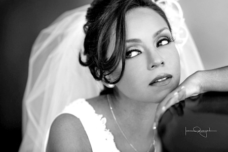 Srita. Diana Alejandra Aguilar Fierro el día de su boda con el Sr. Juan Antonio García Sánchez.

Estudio Laura Grageda