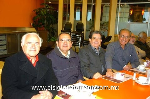 09012010 Ismael Téllez, Salvador Sánchez, Mario Carrillo y Nicolás Zarzar.