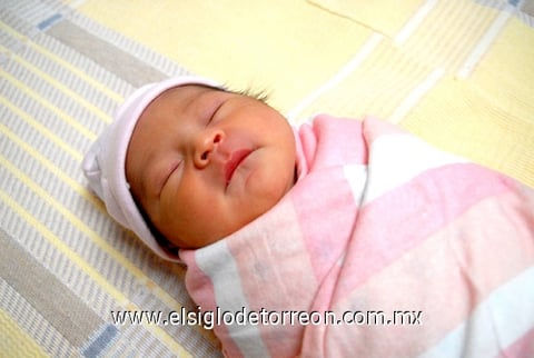 19012010 Linda bebita, así luce la pequeña Ana Sofía Martín del Campo.