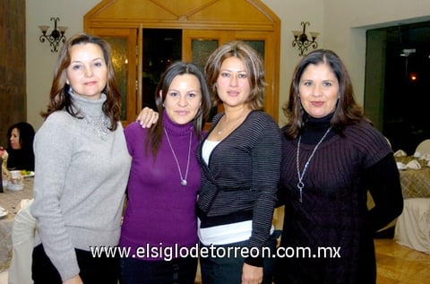 22012010 Ana Sofía Perches, Lucero Jiménez, Elizabeth Escudero y Teresa de Tamayo. EL SIGLO DE TORREÓN/ÉRICK  SOTOMAYOR