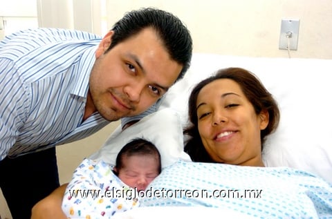 26012010 Antoine con sus papis Antoine Carreón y Ana Serrano Potisek.