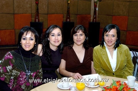 25012010 Guapas invitadas. Dalia Rodríguez, Angélica Quintero, Myrna Pardo e Imelda Castro.