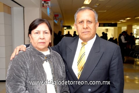 25012010 México. Elena Gutiérrez fue recibida por Fernando Rangel.