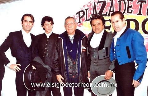 27012010 Arturo Macías, Enrique Gutiérrez, Rodolfo Álvarez, Manolo Mejía y Arturo Gilio.