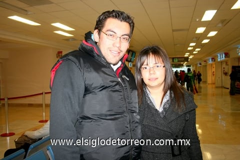29012010 Distrito Federal. César Marmolejo despidió a Gabriela Barraza.