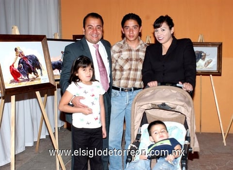 31012010 Claudia Galarza, Javier López, Fadure, Gerardo Valencia y Habib López Galarza.