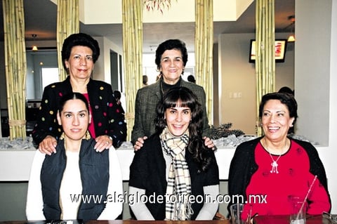 31012010 Marilú, Cheli, Ana Laura, Marcela y Maga.