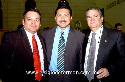 07022010 Hugo Noé, Aldo Ortega y Genaro Altamilla.