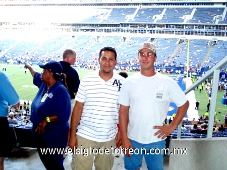 En el estadio Fotografía enviada por Gilberto Palacios.