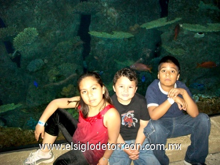 Los tres pequeños Fotografía enviada por Popillo.