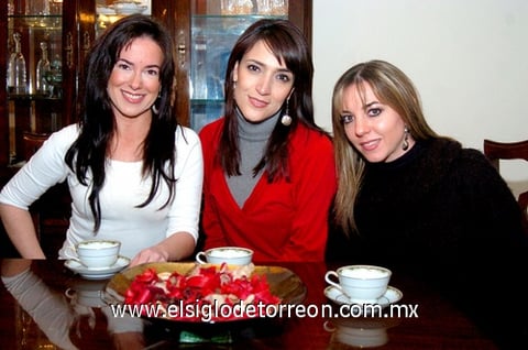 14022010 Una verdadera amistad.  Ana, Ana Elisa y Susana, celebraron que son amigas.