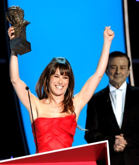 La actriz Marta Etura ganó el Goya como a la Mejor actriz de reparto por su trabajo en 'Celda 211'.