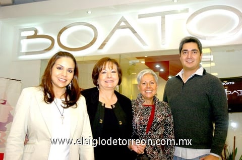 15022010 Isabel Herrera, María Isabel Saldaña, Martha Vargas y Eduardo Benitez.