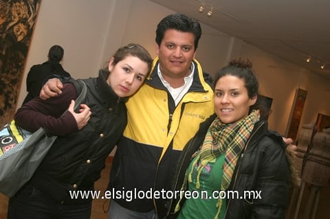 18022010 Oralia Esparza, Jacob Antille y Lourdes Bernal.