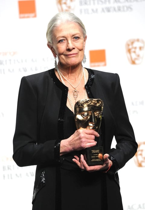 Vanessa Redgrave recibió el premioB AFTA Fellowship, máximo galardón que concede la Academia.