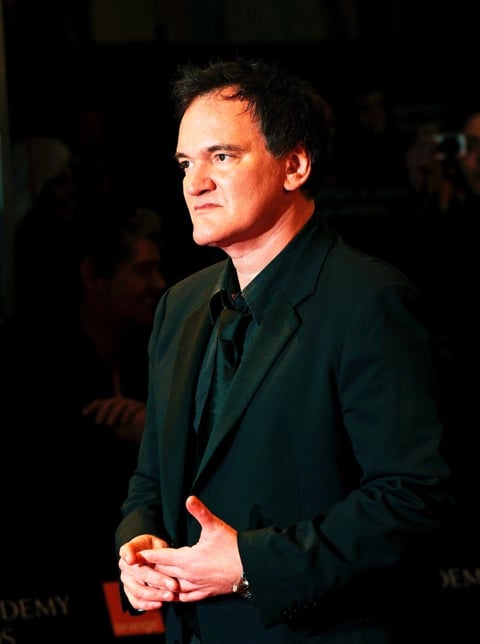 El director de cine estadounidense Quentin Tarantino en la alfonbra roja de los premios BAFTA