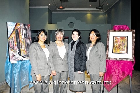 28022010 Mary Carmen Favela, Goyis Lomelí, hermana Anarcelia López y Guadalupe Bardán.