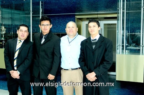 28022010 Carlos García, Alfonso Peniche, Cruz García y René Guzmán.