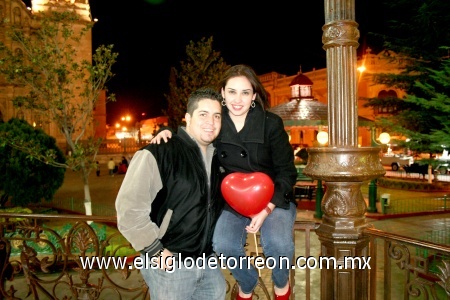 Anabel Garcia y Carlos Ibarra en Chihuahua, Chihuahua, 14 de febrero del 2010. Enviada por Anabel Garcia Padilla.