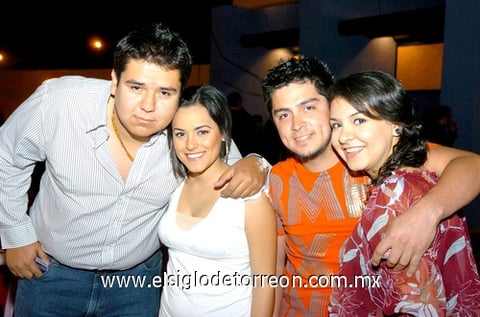 08032010 Rafael Escárcega, Anilú Cepeda, Javier Antillón y Carolina Gamboa.