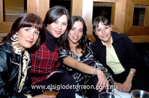 07032010 Ana Laura de Garza, Martha Monárrez, Ana Tere García y Grace de Valdez.