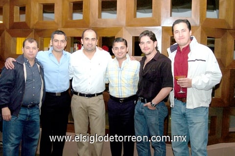 07032010 Jorge Garza, Rogelio Barrios, Bruno Solís, Miguel Mery, Alberto Castilla y Gerardo Ortiz. EL SIGLO DE TORREÓN/JESÚS HERNÁNDEZ