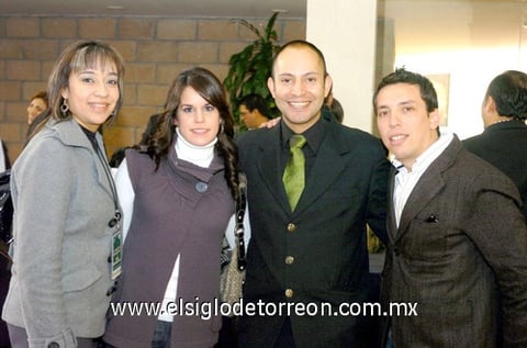 09032010 Lizeth Jordán, Fabiola Saldívar, Roberto Beltrán del Río y Javier de la Fuente.