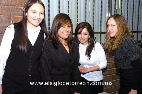 13032010 Rebeca Dávila, Ale Bautista, Sarahí Hernández y Gabriela Alcalá. EL SIGLO DE TORREÓN/ÉRICK SOTOMAYOR