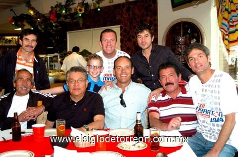 13032010 Beto González, Patricio Chapa, Jorge Barroso, Juan Germán Bulle, Ramón Rodríguez, César Morales, Ramón y Benito.