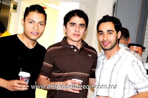 14032010 Roberto Soriano, Horacio Armendáriz y Juan Carlos Facio.
