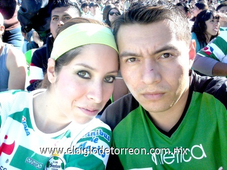 Judith Escandon y Antonio Quintana en TSM. Enviada por Judith.