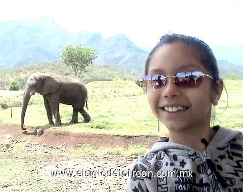 22032010 Festejando sus diez años de vida de forma muy especial, Milka Sofía Vega García disfrutó de un gran safari en compañía de su familia.