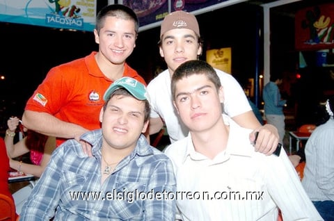 23032010 Manuel Anchondo, Francisco Osorio, Daniel Baca y Luis Ibarra.