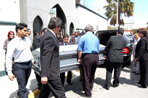 Jorge Antonio Mercado Alonso fue sepultado en el panteón Santo Cristo, de Saltillo, mientras que Javier Francisco Arredondo Verdugo fue trasladado a Baja California Sur.