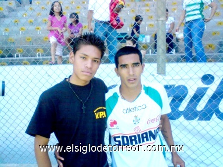 Edgar 'El Hommie' Castillo y yo. Eduardo Reyes Soriano.