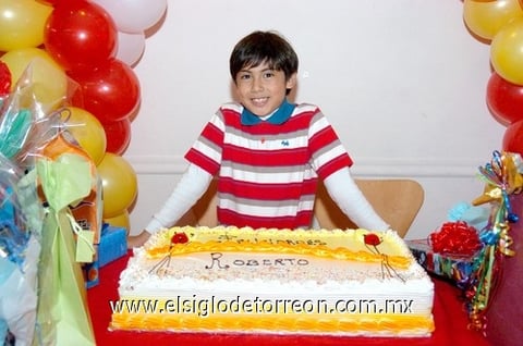 27032010 Séptimo aniversario. Roberto García de la Cruz festejó su cumple con una divertidísima fiesta.