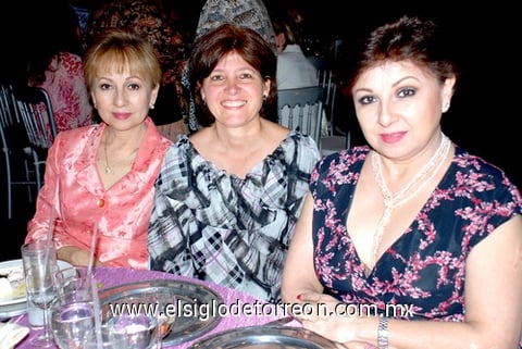 31032010 Ana Luisa de la Peña, Lola de Tumoine y Tere Murillo de González.