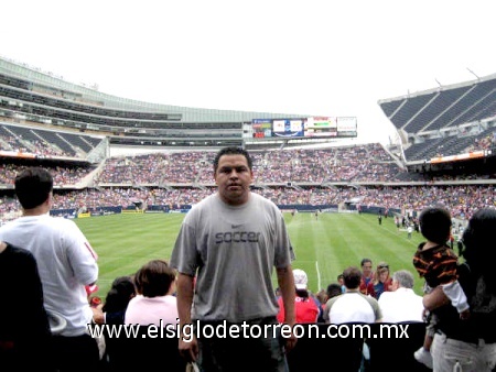 Javier Arredondo desde el Soldier Field en Chicago. Enviada por Javier Arredondo.