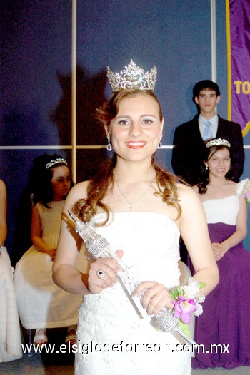 19042010 Paulette Guzmán del Valle, nueva reina del Club de Leones Nous, A.C.