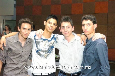 25042010 Luis Hernández, Beto Montañez, Ángel Blanco y Daniel Borgetti.