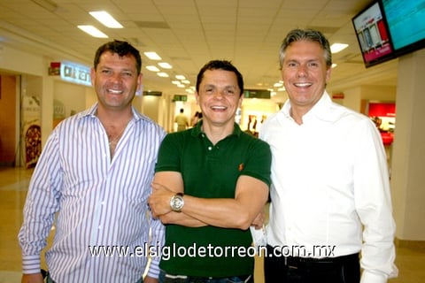 08052010 México. Alfredo Balvanera, Jesús Arias y Marco Zonato.