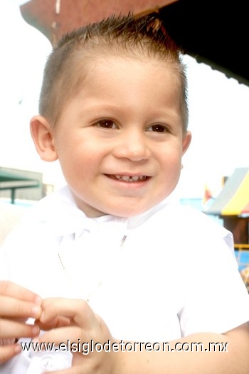 16052010 El pequeño Juan Francisco Ávila Reyes el día que recibió el Sacramento del Bautizo.