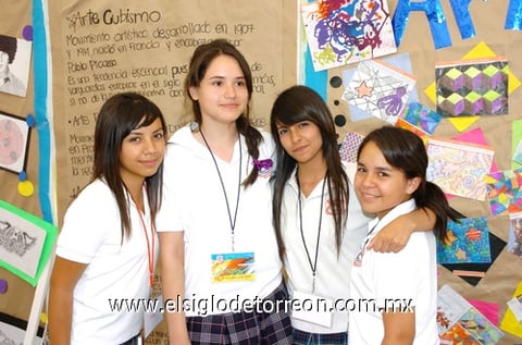02062010 Anahí Chávez, Evelyn Cassio, Valentina Gómez y Katia Castillo.  EL SIGLO DE TORREÓN / ÉRICK SOTOMAYOR