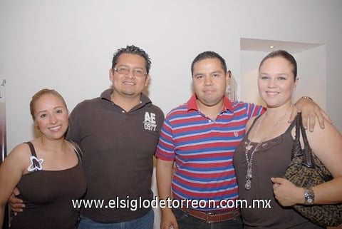 04062010 Mariana Juárez, Augusto Arellano, Fer Zárate y Lupita Herrera.